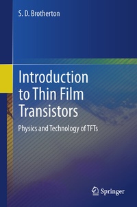 Abbildung von: Introduction to Thin Film Transistors - Springer