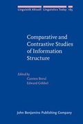 Cover: Comparative and Contrastive Studies of Information Structure - John Benjamins Publishing Co