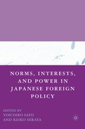 Cover: Norms, Interests, and Power in Japanese Foreign Policy - Palgrave MacMillan