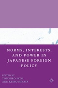 Cover: Norms, Interests, and Power in Japanese Foreign Policy - Palgrave MacMillan