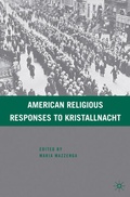 Cover: American Religious Responses to Kristallnacht - Palgrave MacMillan