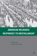 Cover: American Religious Responses to Kristallnacht - Palgrave MacMillan
