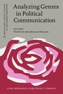 Cover: Analyzing Genres in Political Communication - John Benjamins Publishing Co