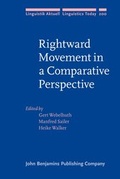 Cover: Rightward Movement in a Comparative Perspective - John Benjamins Publishing Co