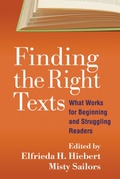 Cover: Finding the Right Texts - Guilford Publications