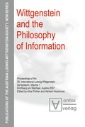 Cover: Wittgenstein and the Philosophy of Information - De Gruyter