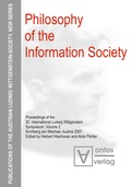 Cover: Philosophy of the Information Society - De Gruyter