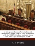 Cover: In Situ Geomechanics of Crystalline and Sedimentary Rocks - BiblioBazaar, LLC