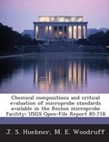 Cover: Chemical Compositions and Critical Evaluation of Microprobe Standards Available in the Reston Microprobe Facility - Bibliogov