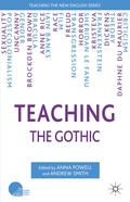 Cover: Teaching the Gothic - Palgrave Macmillan