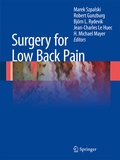 Cover: Surgery for Low Back Pain - Springer