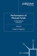 Cover: Performance of Mutual Funds - Palgrave Macmillan