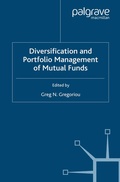Cover: Diversification and Portfolio Management of Mutual Funds - Palgrave Macmillan