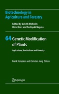 Cover: Genetic Modification of Plants - Springer