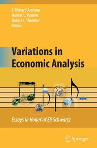Enlarge image Cover: Variations in Economic Analysis - Springer