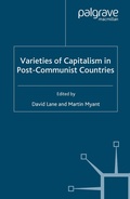 Cover: Varieties of Capitalism in Post-Communist Countries - Palgrave Macmillan