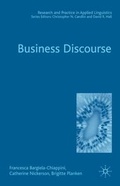 Cover: Business Discourse - Palgrave Macmillan