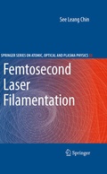 Cover: Femtosecond Laser Filamentation - Springer