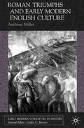 Cover: Roman Triumphs and Early Modern English Culture - Palgrave Macmillan