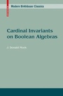 Cover: Cardinal Invariants on Boolean Algebras - Birkhäuser