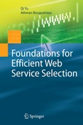 Cover: Foundations for Efficient Web Service Selection - Springer