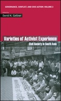 Cover: Varieties of Activist Experience - SAGE Publications India Pvt Ltd