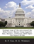 Cover: Geologic Map of the Area Around the Nebo Annex, Marine Corps Logistics Base, Barstow, California - Bibliogov
