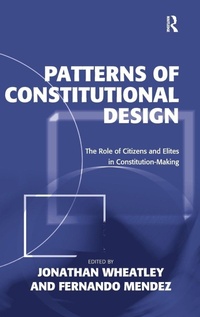 Enlarge image Cover: Patterns of Constitutional Design - Routledge