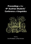 Cover: Proceedings of the 4th Austrian Students' Conference of Linguistics - Cambridge Scholars Publishing