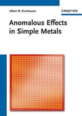 Cover: Anomalous Effects in Simple Metals - Wiley-VCH