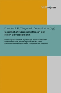 Abbildung von: Gesellschaftswissenschaften an der Freien Universität Berlin - Brill Deutschland