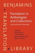 Cover: Translation in Anthologies and Collections (19th and 20th Centuries) - John Benjamins Publishing Co