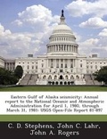 Cover: Eastern Gulf of Alaska Seismicity - Bibliogov