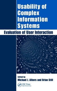 Enlarge image Cover: Usability of Complex Information Systems - CRC Press