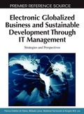 Cover: Electronic Globalized Business and Sustainable Development Through IT Management - Business Science Reference