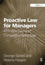 Cover: Proactive Law for Managers - Routledge