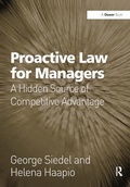 Cover: Proactive Law for Managers - Routledge