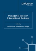 Cover: Managerial Issues in International Business - Palgrave Macmillan