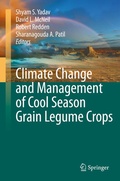 Cover: Climate Change and Management of Cool Season Grain Legume Crops - Springer