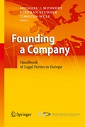 Cover: Founding a Company - Springer