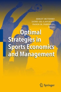 Enlarge image Cover: Optimal Strategies in Sports Economics and Management - Springer