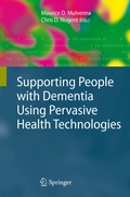 Cover: Supporting People with Dementia Using Pervasive Health Technologies - Springer