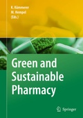 Cover: Green and Sustainable Pharmacy - Springer