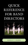 Cover: Quick Reference for Band Directors - Rowman & Littlefield Education