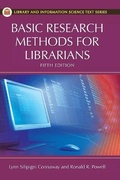 Cover: Basic Research Methods for Librarians, 5th Edition - Libraries Unlimited Inc