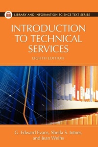 Enlarge image Cover: Introduction to Technical Services - Libraries Unlimited Inc