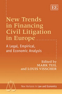 Enlarge image Cover: New Trends in Financing Civil Litigation in Europe - Edward Elgar Publishing