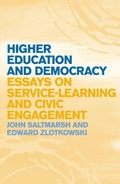 Cover: Higher Education and Democracy - Temple University Press,U.S.