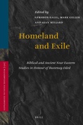 Cover: Homeland and Exile - Brill