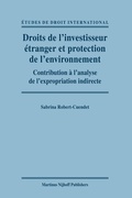 Bild: Droits de l'investisseur etranger et protection de l'environnement - Martinus Nijhoff